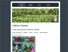 Tablet Screenshot of cultivosnorma.com